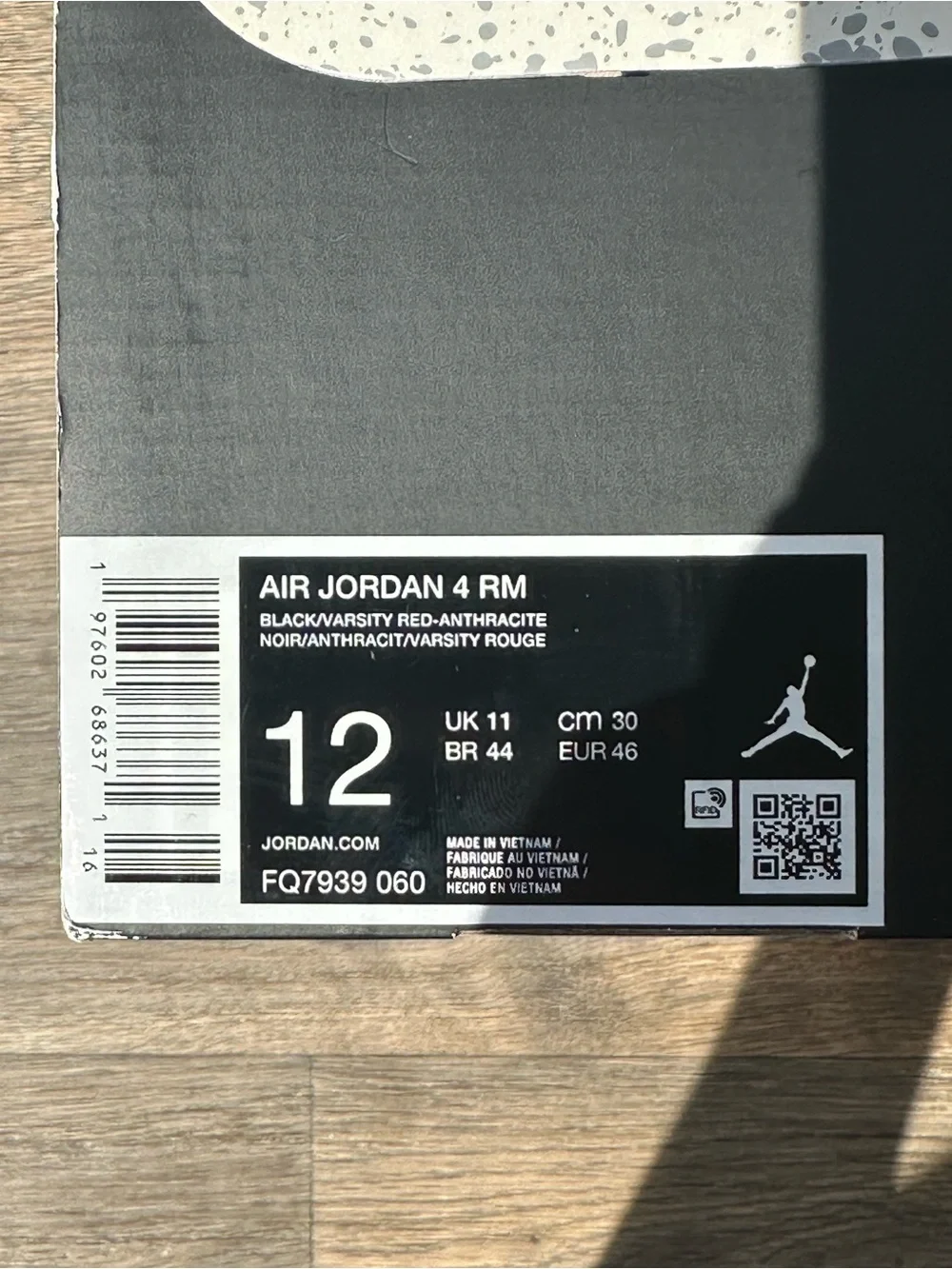 Air Jordan 4 RM “Bred”